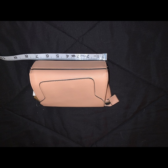H&M blush makeup bag/ clutch zipper pocket and snap pocket NWT - Picture 5 of 9